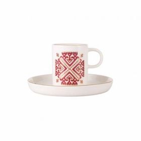 Porland Arabesque Desen6 85 cc Tabaklı Kahve Fincanı