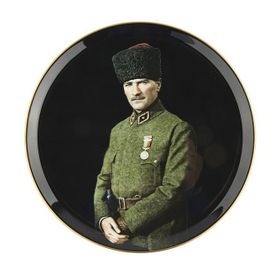 Porland Atatürk 28 cm Desen 2 Dekoratif Tabak