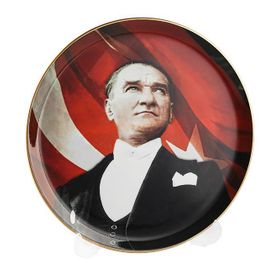 Porland Atatürk 28 cm Desen 6 Dekoratif Tabak