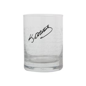 Porland Atatürk Desen 1 Mini 2'li Su Bardak