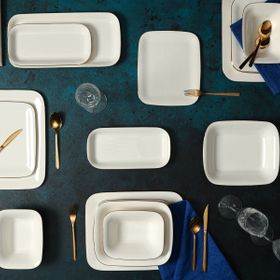 Porland Bach Altın 27 Parça 6 Kişilik Yemek Takımı