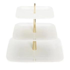 Porland Bach Alumilite 28 cm Katlı Kurabiye Tabağı