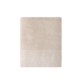 Porland Barra Gri 50x90 Nakışlı Havlu
