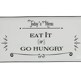 Porland Be Happy Baton 35 cm Porselen Pasta Tabağı