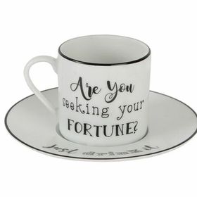 Porland Be Happy Serisi 2 Kişilik 4 Parça Kahve Fincan Takımı
