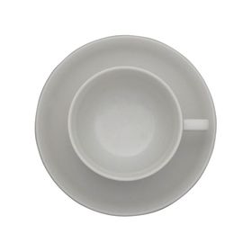 Porland Bella Beyaz 280 cc Tabaklı Çay Fincanı