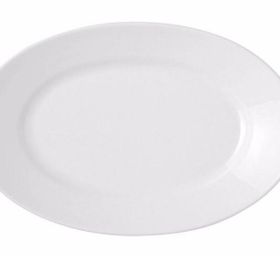 Porland Bella Beyaz 33 cm Kayık Tabak
