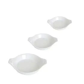 Porland Beyaz Porselen 21-17-14 cm Sahan Set