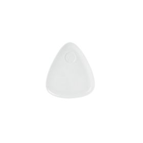 Porland Beyaz Üçgen 22 cm Kahvaltı Tabağı