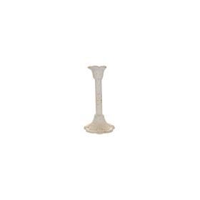 Porland Bloom Metal Beyaz 19 cm Şamdan