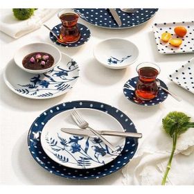 Porland Blossom 30 Parça 6 Kişilik Kahvaltı Takımı