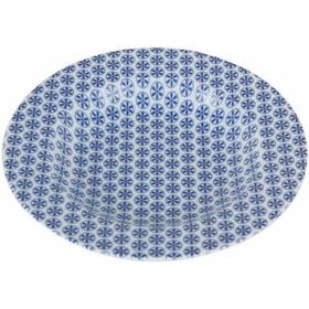 Porland Blue Desen4 22 cm Çukur Tabak