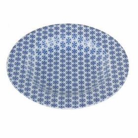 Porland Blue Desen4 22 cm Çukur Tabak