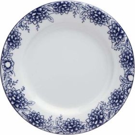 Porland Blue Manoir Desen1 27 cm Düz Tabak