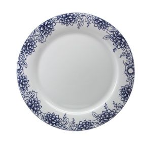 Porland Blue Manoir Desen1 32 cm 6 Adet Düz Tabak