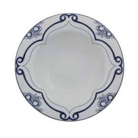 Porland Blue Manoir Desen2 22 cm 6 Adet Çukur Tabak