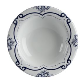 Porland Blue Manoir Desen2 30 cm 6 Adet Çukur Tabak