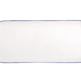 Porland Blue Stripe 27 cm Kayık Tabak