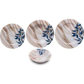 Porland Bluish 24 Parça 6 Kişilik Yemek Takımı