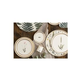 Porland Botanical 19 Parça 6 Kişilik Pasta & Çay Takımı