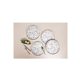 Porland Botanical 4 Adet 27 CM Servis Seti