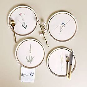 Porland Botanical 4'lü 21 cm Pasta Takımı