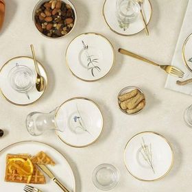 Porland Botanical 6 Kişilik 12 Parça Çay Bardak Takımı
