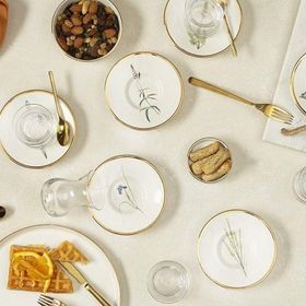 Porland Botanical 6 Kişilik 12 Parça Çay Bardak Takımı