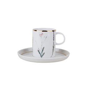 Porland Botanical 80 cc Tabaklı Kahve Fincanı
