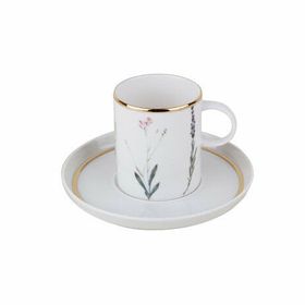 Porland Botanical 80 cc Tabaklı Kahve Fincanı