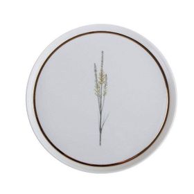 Porland Botanical Beyaz 21 cm Düz Tabak