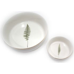 Porland Botanıcal Desen 16 cm 2li Kase Seti