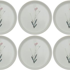 Porland Botanical Desen 19 cm 6'lı Çukur Tabak