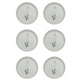 Porland Botanical Desen 19 cm 6'lı Çukur Tabak
