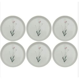 Porland Botanical Desen 19 cm 6'lı Çukur Tabak