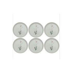 Porland Botanical Desen 19 cm 6'lı Çukur Tabak