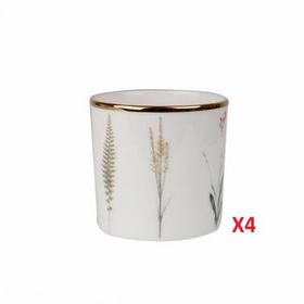 Porland Botanical Desen 230 cc 4'lü Bardak