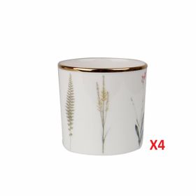 Porland Botanical Desen 230 cc 4'lü Bardak