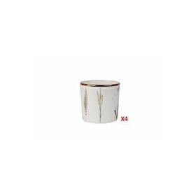 Porland Botanical Desen 230 cc 4'lü Bardak