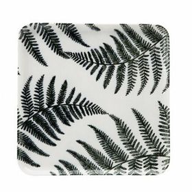 Porland Botanical Desen 28x28 cm Tekli Düz Tabak