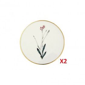 Porland Botanical Desen 2'li 10 cm Bardak Altlığı