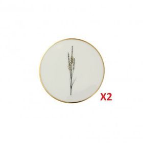 Porland Botanical Desen 2'li 10 cm Bardak Altlığı