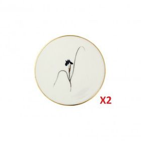 Porland Botanical Desen 2'li 10 cm Bardak Altlığı