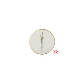 Porland Botanical Desen 2'li 10 cm Bardak Altlığı