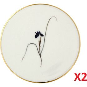 Porland Botanical Desen 2'li 10 cm Bardak Altlığı