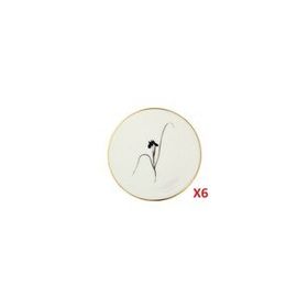 Porland Botanical Desen 6'lı 10 cm Bardak Altlığı