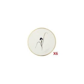 Porland Botanical Desen 6'lı 10 cm Bardak Altlığı