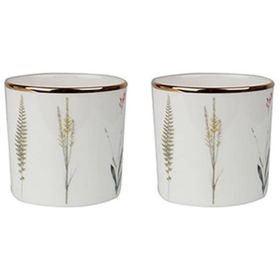 Porland Botanical Desen10 230 cc 2'li Mug Bardak