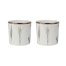 Porland Botanical Desen10 230 cc 2'li Mug Bardak