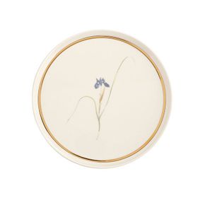 Porland Botanical Desen3 21 cm 6 Adet Düz Tabak